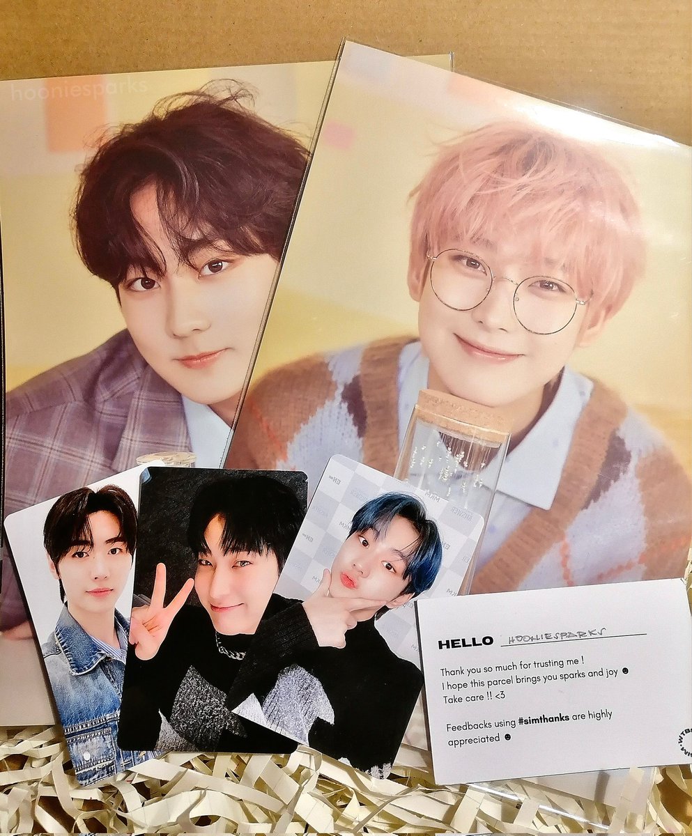 hooniesparks's tweet photo. ꒰📫꒱ . . . sg22 sunwon set .ᐟ
hi @wtbsim ! my sunwon sg22 set finally arrived, they were packed so nicely even the freebies are so pretty ! (was getting sparks while unpacking ><) kudos so much for accommodating me well ! 'till next budol <3
𓏔 #aiyareceives #simthanks https://t.co/34HESYLQf9