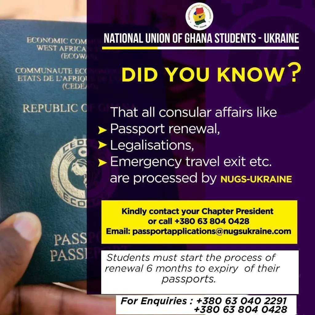 NugsUkraine's tweet photo. Please find here very important information concerning passport renewals. Let’s follow all guidelines to enable a smooth process. Ensure safety dear one. Don't slack!
#pasportrenewals
#followguidelines
#nugsukraine https://t.co/VtbyRyIAD6