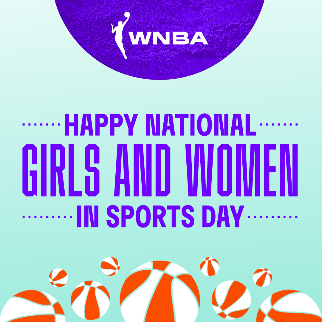 WNBA's tweet photo. Happy #NGWSD 🏀

See how Title IX, which celebrates its 50th Anniversary this year, has enabled the #WNBA to become the longest-standing women's sports league in the U.S. ⤵ https://t.co/PgKS3YdgYA