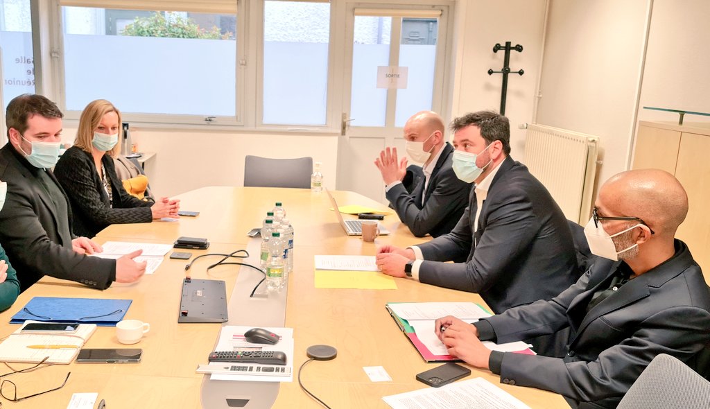 BSaintHuile's tweet photo. Ravi d'accueillir @jnverfaillie ce matin, pour une séance de travail sur les projets #Partenord https://t.co/Xf9YZAd6Q0
