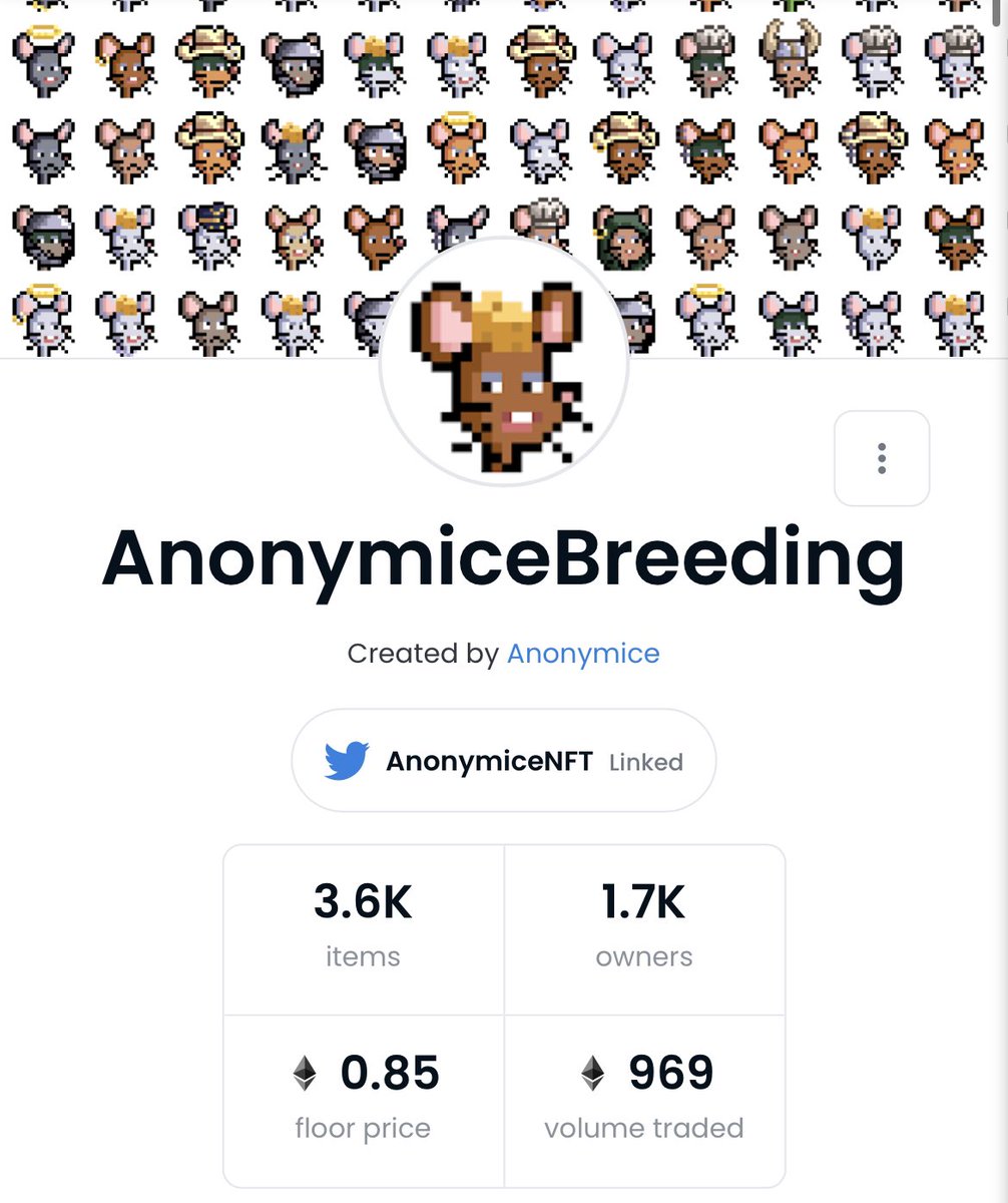 AnonymiceReport's tweet photo. Baby mouse floor keeps marching along 📈

If you’ve been considering getting a mouse, you may want to pull the trigger before [redacted] https://t.co/82W2ZiiwUA