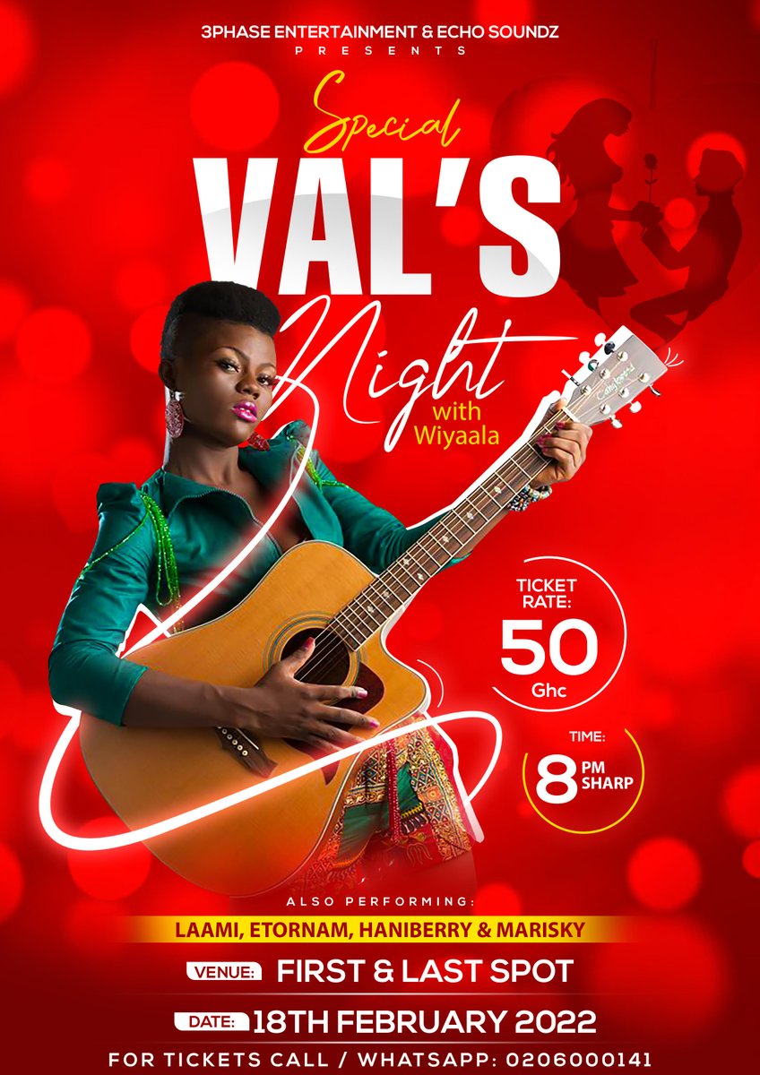 baafinelson's tweet photo. 18 February #Valentines ❤️ Special ❤️❤️🤸💃🦁🔥🇬🇭 with @Wiyaala 🦁 #ROARRRR at #FirstnLast #Wa #UpperWestRegion #Ghana (location ➡️https://t.co/8M3QhD6gOd) in concert with the #MC4YouthBand Gate: GHS 50 https://t.co/6pHMGwe8My