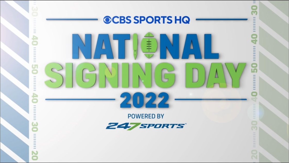 The @247Sports Signing Day Show is live ALL DAY on @CBSSportsHQ — starting in less than 30 minutes! Details here: 247sports.com/Article/Nation…