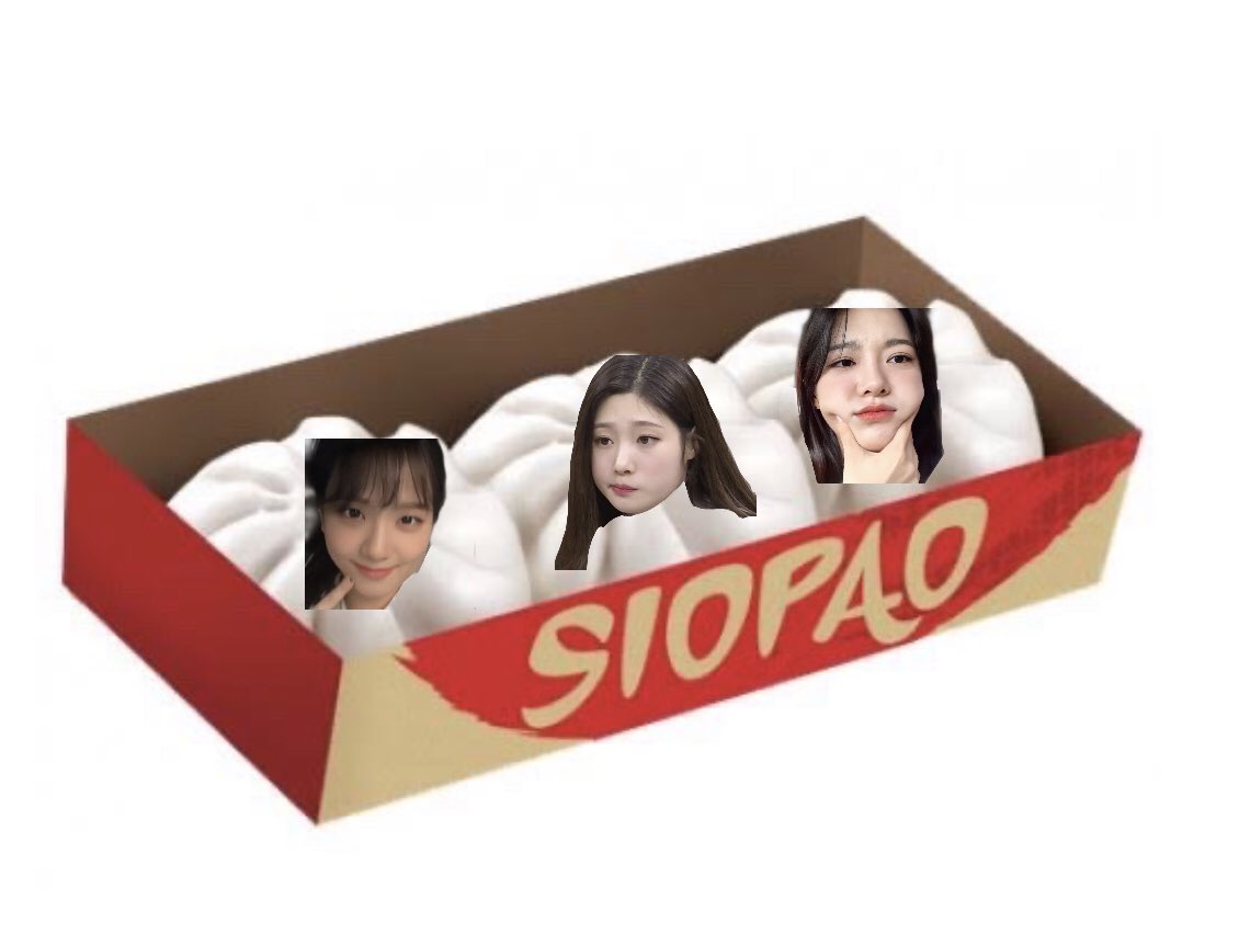 presenting to you : the siopao trio 😭