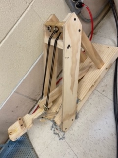 Our Engineering program offers many opportunities for students to receive hands on experiences. Their most recent project included catapults. #LearningLeading #BobcatNation #ctemob #AcademyStrong #CTEMonth