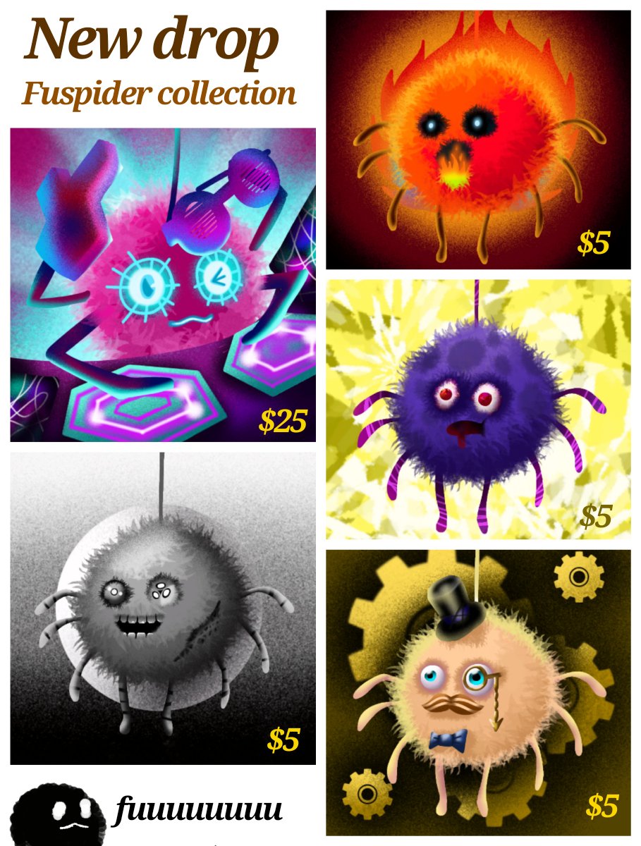 New drop,fuuuuuuuuu(・∀・)
Meet the cutest spiders.

follow my collection at:
crypto.com/nft/collection…

<a href="/cryptocom/">Crypto.com</a>
<a href="/cryptocomnft/">Crypto.com NFT</a> 

#crypto #NFTs #NFT #NFTTHAILAND #nftart #Cryptocom #NFTCommumity 
#NFTThaicommunity #crypto #nft