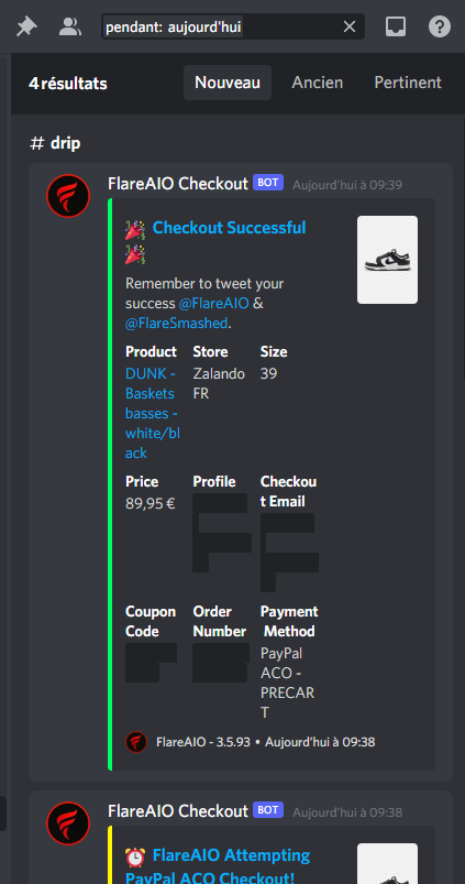Le français tweet media