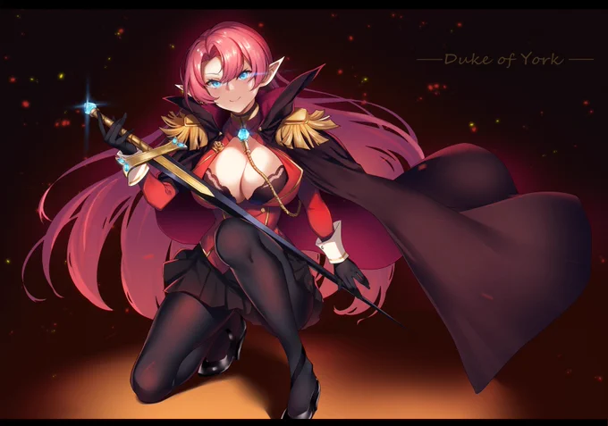 skebにてアズレンのデューク・オブ・ヨーク描かせていただきました。
#アズレン 