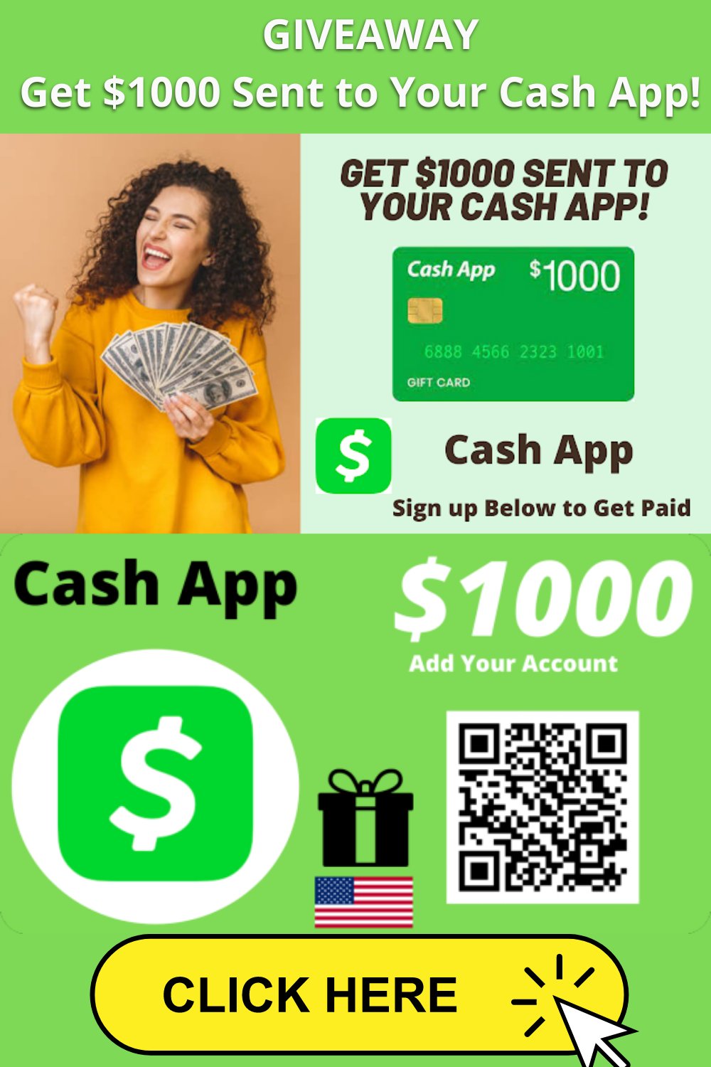 Quinn Emma on X: giveaway get FREE $1000 CashApp #freemoney