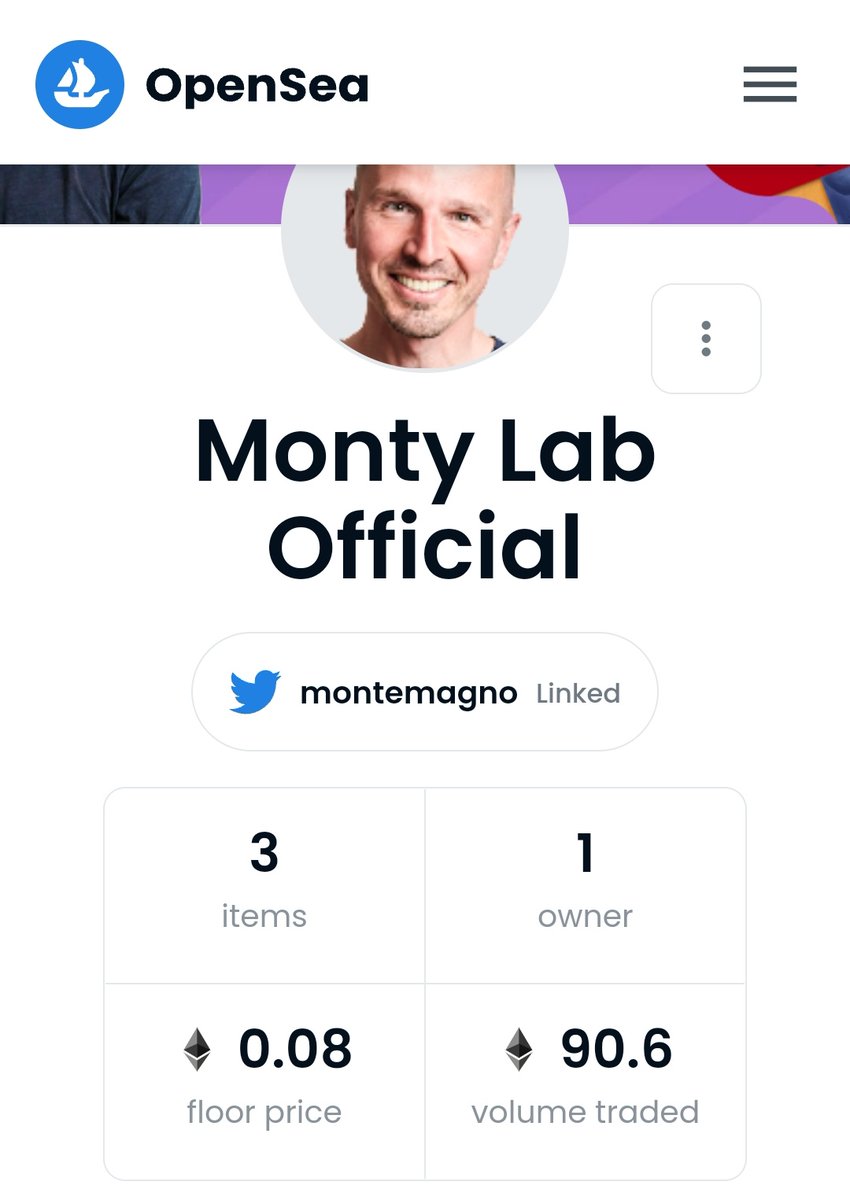 montemagno's tweet photo. My #NFT finally launched!
https://t.co/OLL8bvX64X https://t.co/lYRYQ9wk5B