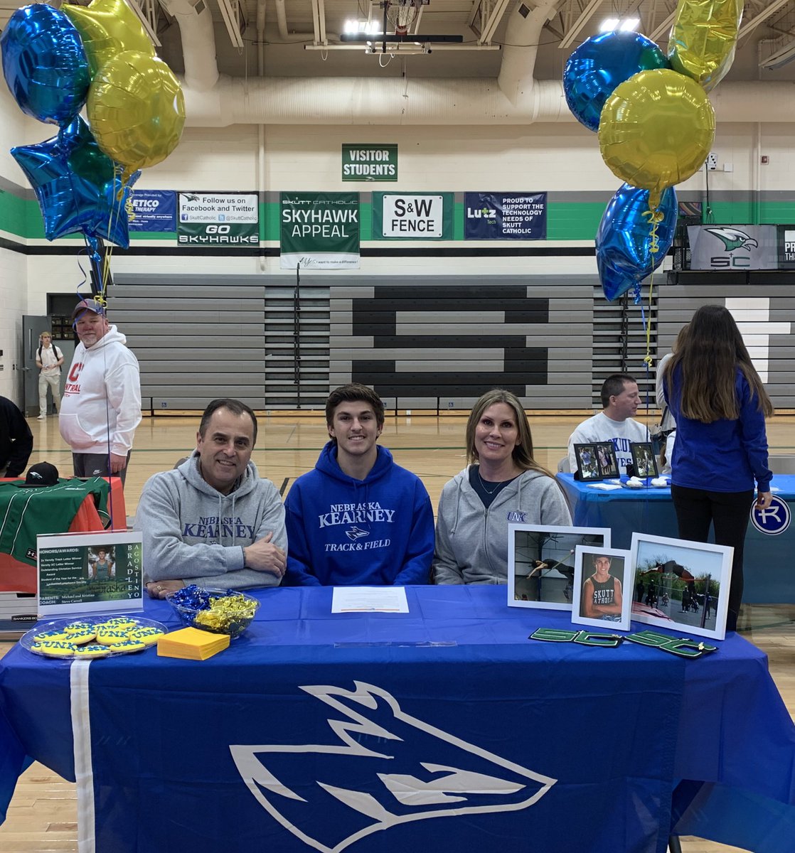 SkuttCatholic's tweet photo. Congratulations to Bradley Agostino of @SkuttXCTF on signing with @UNK_Track! https://t.co/bWAhGpl1tr