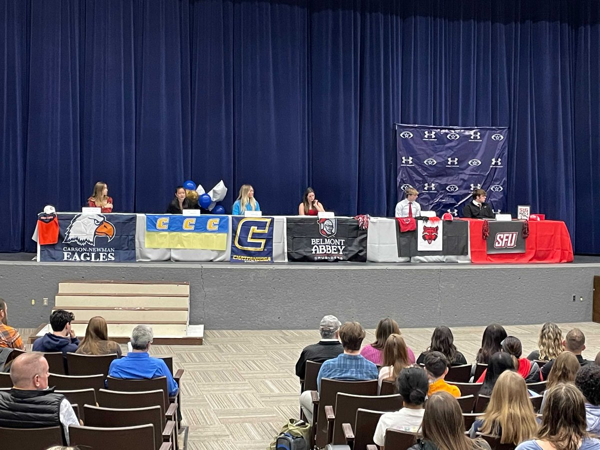 6️⃣ Athletes from Farragut High School putting pen to paper on National Signing Day 2022 #NSD22 <a href="/coachtatefhs20/">jack tate</a> <a href="/FarragutFB/">Farragut Football</a>