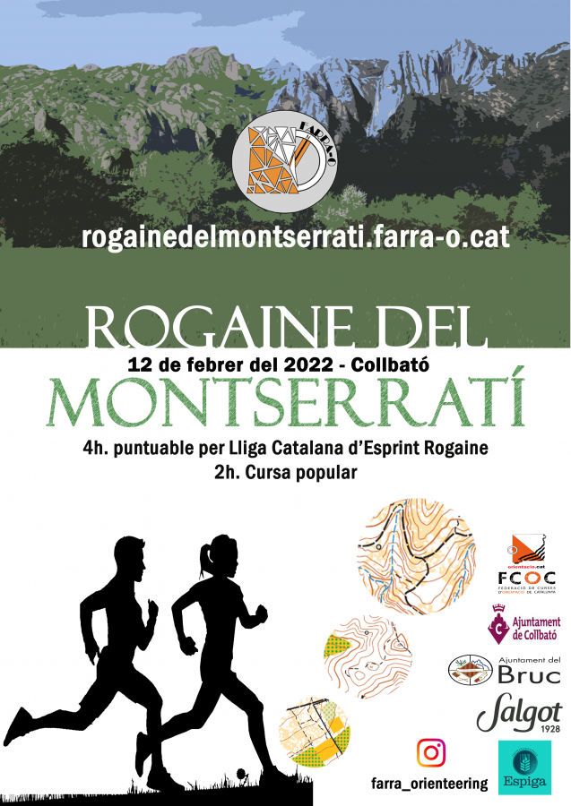 🏃‍🏃 El 12 de febrer tindrà lloc a Collbató "La Rogaine del Montserratí", una modalitat esportiva de les curses d'orientació.

➕ info🔗
collbato.cat/pl195/actualit…