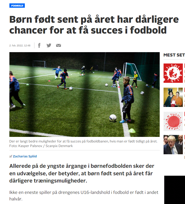 SBennike's tweet photo. Lidt om Relativ Alderseffekt (RAE) i fodbold:
https://t.co/vYIbhHPXC7 https://t.co/J92BXRCBHX