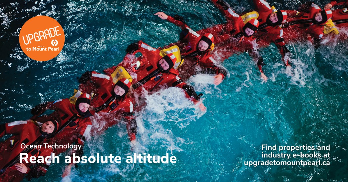 Mount_Pearl's tweet photo. NL @GovNL is at the epicentre of excellence in ocean technologies. Established global companies work tirelessly in our city to advance our ocean capabilities every day. And, you can join them.

#UpgradeToMountPearl 

More on our Ocean Tech ecosystem at https://t.co/D9TItUdkcb https://t.co/vCF8lWS1GC