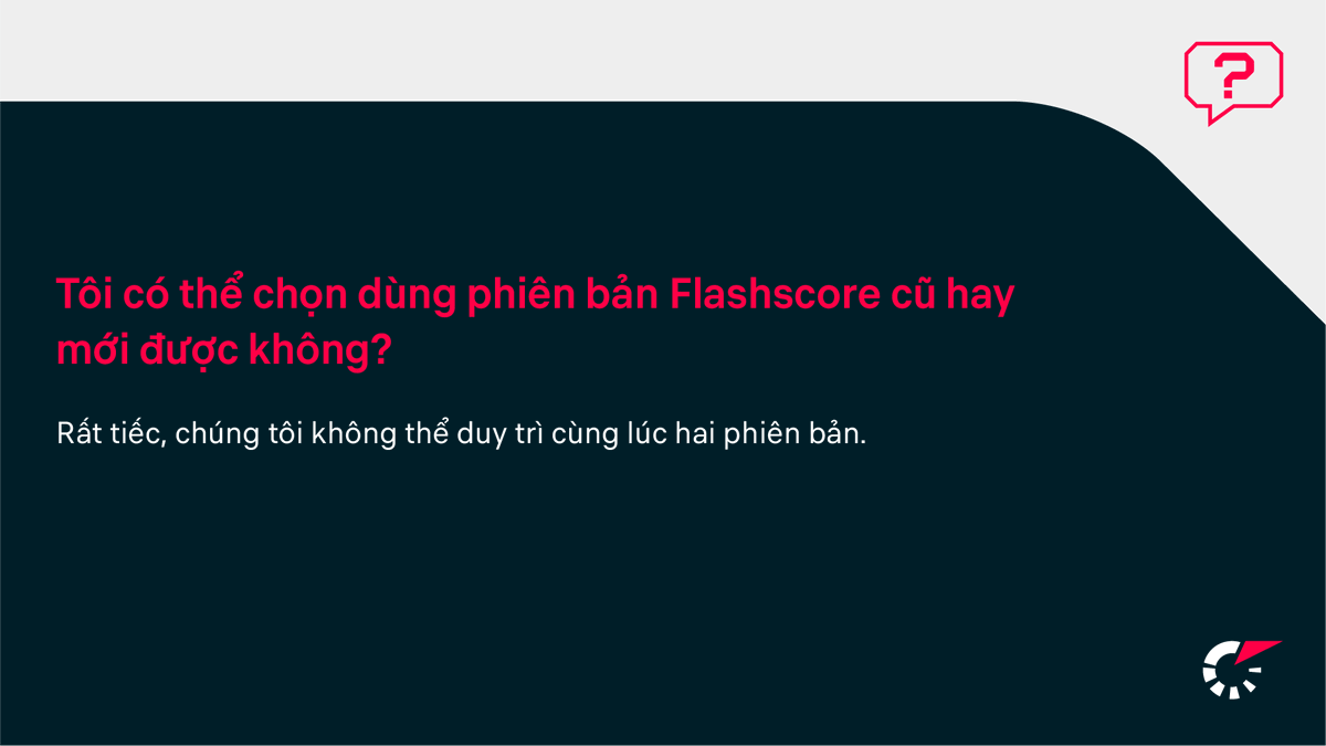 FlashscoreVN's tweet photo. Bạn có câu hỏi hay phản hồi về giao diện mới của Flashscore? Hãy cho chúng tôi biết! https://t.co/pogoQoeqNI