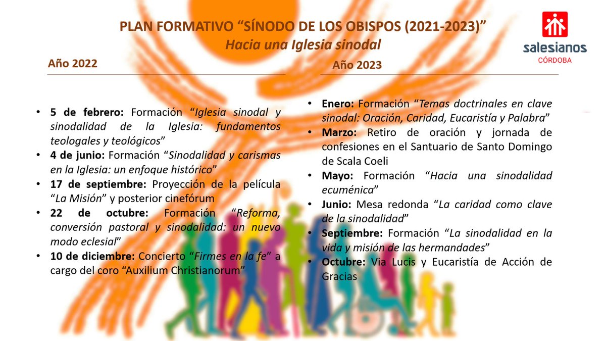 PrendimientoCor's tweet photo. 📢 #ACTUALIDAD | Sesiones formativas junto a la Familia Salesiana con motivo del Sínodo de los Obispos. 

ℹ️ https://t.co/vsA0AvB7Ou https://t.co/Hp48KVCd7a
