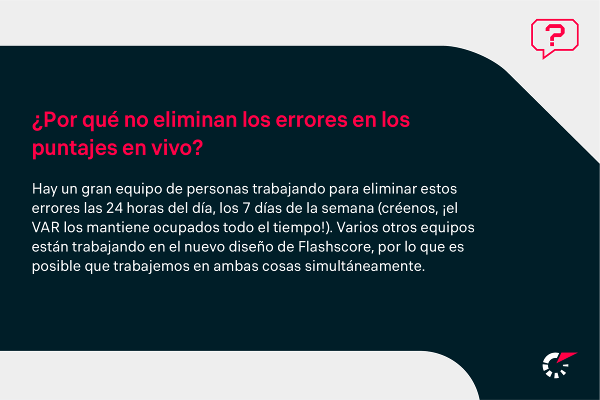 FlashscoreCO's tweet photo. ¿Qué les gustaría saber de nuestra nueva identidad? Siéntanse libres de preguntar https://t.co/oFnA3eKkaG