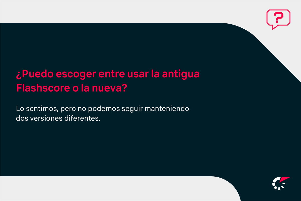 FlashscoreCO's tweet photo. ¿Qué les gustaría saber de nuestra nueva identidad? Siéntanse libres de preguntar https://t.co/oFnA3eKkaG