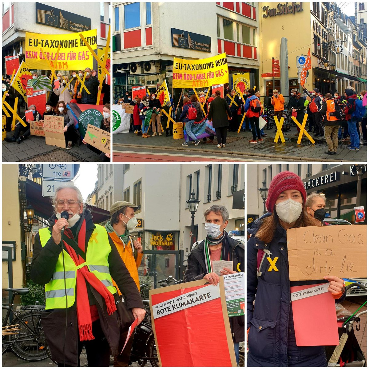 Wir tragen den Protest direkt zur EU-Kommission:
#Gas und #Atomkraft sind niemals nachhaltig, und diese Investitionen zerstören unsere Zukunft!
#VollgasInDieKrise #NotMyTaxonomy