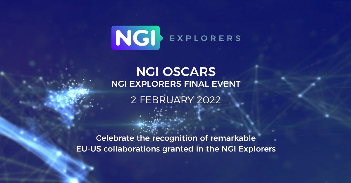 📣STARTING NOW! 

The NGI Explorers program is coming to an end and to celebrate all the success achieved with our community we will join into this unique event, during which our bright NGI Explorers will briefly explain their projects. 

➡️ explorers.ngi.eu/agenda-oscars

<a href="/NGI4eu/">NGI4eu</a>