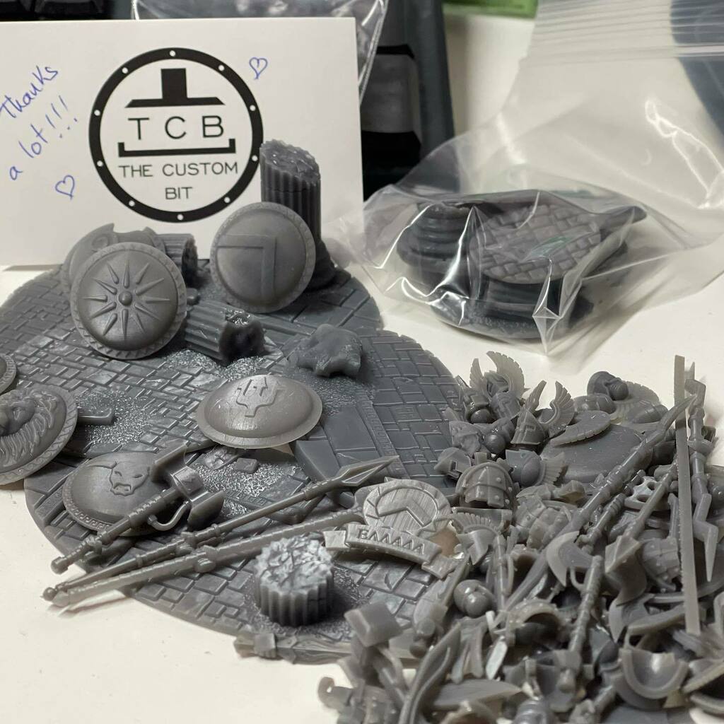 FauxHammerBlog's tweet photo. Wow, so many parts from @thecustombit . THIS IS MADNESS?!? Go on, you can say it…
#Warhammer #warhammer40k #40k #SpaceMarine #Prinaris #AssaultMarines #Minotaurs #TheCustomBit
Can’t wait to build some stuff with these. https://t.co/5lIFQ2Unpw