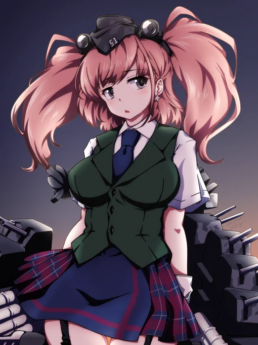 今日はツインテールの日と聞いて...
#ツインテールの日 