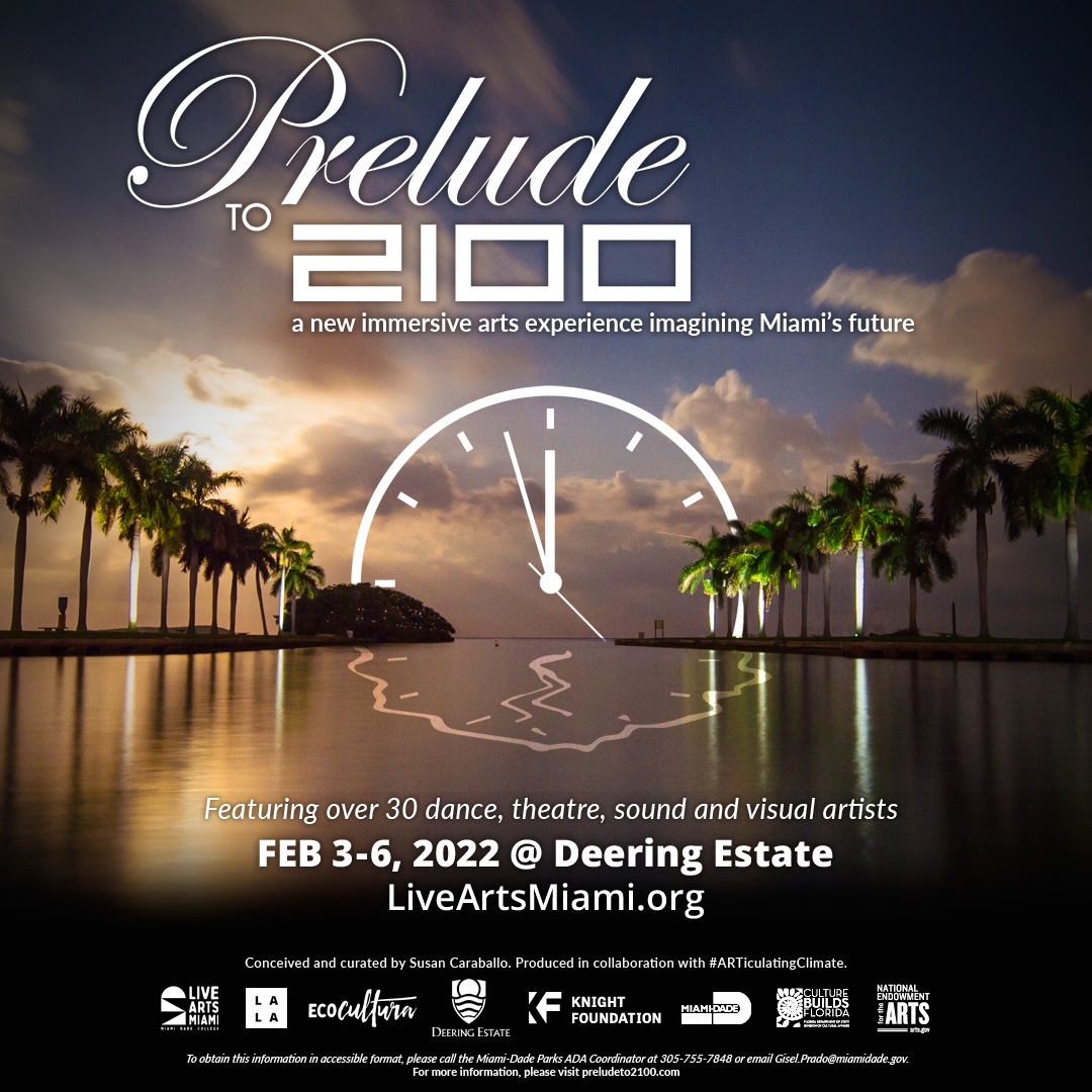 CLEOInstitute's tweet photo. Join CLEO this Friday, February 4th, to see Prelude to 2100 by interdisciplinary artist and LALA Artist In Residence, Susan Caraballo.
Get your tickets now at @LiveArtsMiami
#preludeto2100 #ARTiculatingClimate https://t.co/qfJFX9KDyP
