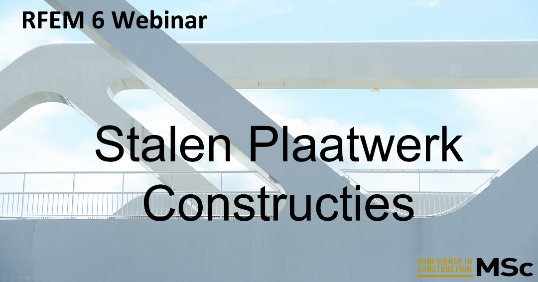 Bekijk ons Nederlandstalige webinar over Stalen Plaatconstructies

ow.ly/xqhy50HHVwh