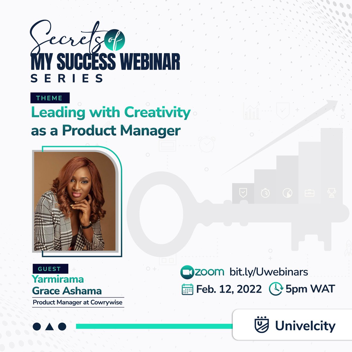 univelcity's tweet photo. @Yarmirama is a Product Manager at Cowrywise and works with a diverse and talented team of people across multidisciplinary roles. She'll be speaking at our monthly webinar on the role of creativity in Product Management. Join us - https://t.co/l1ZravZ0zV
#techtwitter #univelcity https://t.co/mtCTZ9sATn