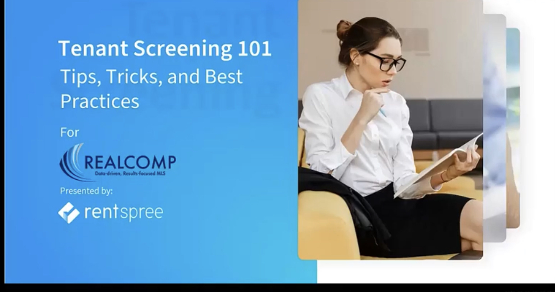Realcompmls's tweet photo. Have you watched our RentSpree Town Hall?  If not, check it out: 

Tenant Screening 101…Tips &amp; Tricks &amp; Best Practices!

https://t.co/ctUpb1PSB5

#RentSpree #RealcompMLS https://t.co/uBaiASHfNc