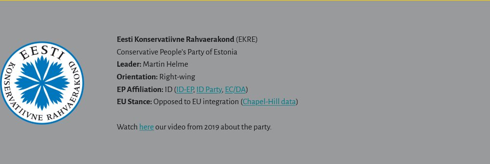 EuropeElects's tweet photo. Estonia: right-wing EKRE (ID) reaches an all-time record high of 27.7% in the latest Norstat poll. https://t.co/Jh0SBxmAeb