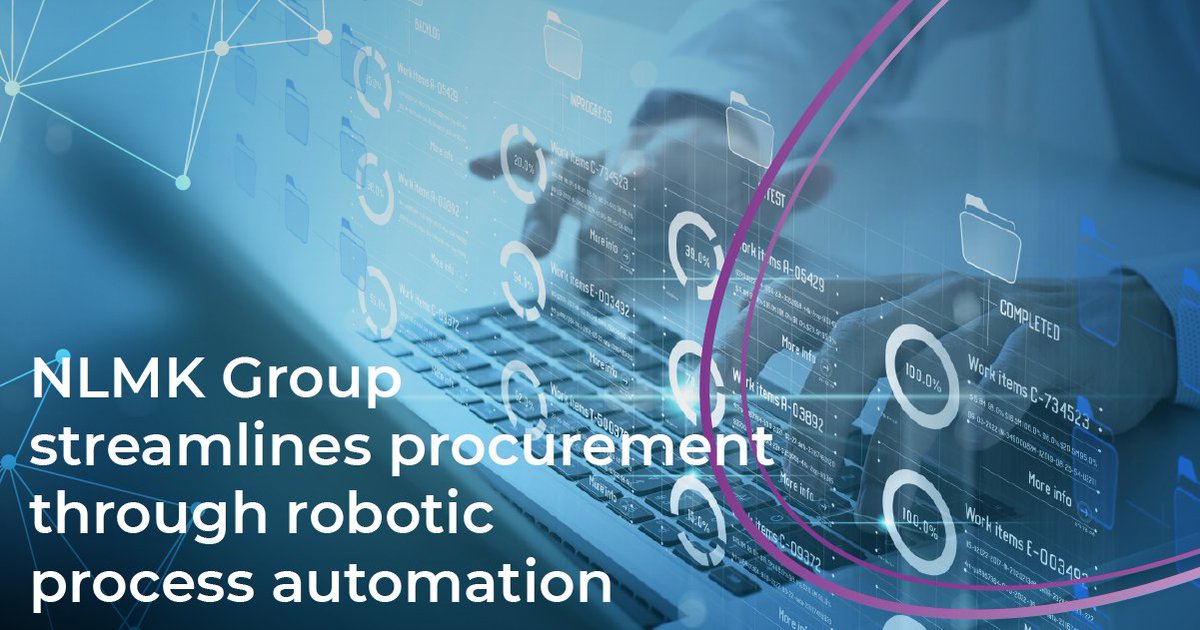 NLMK Group has automated its standard tender procedure process for the procurement of required equipment, spare parts, tools and other categories of goods: nlmk.com/en/media-cente…