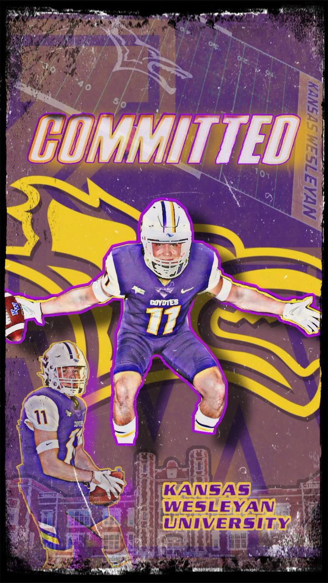 JaceNeel's tweet image. 100% Committed to Kansas Wesleyan University!!🟣🟡  All glory to God for this incredible opportunity✝️ 
I am extremely blessed by @Jones_KWU and @Leonard_KWU
Go Coyotes!