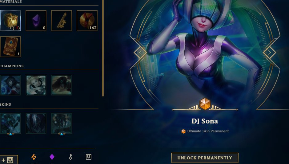 ok??? Casually bought masterwork chest with left over rp and league surprises me with this XD!