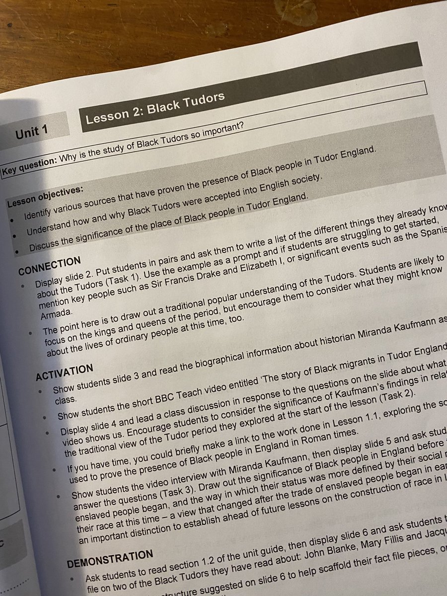 MirandaKaufmann's tweet photo. Delighted to have made a small contribution to this brilliant @HarperCollinsUK #BlackBritishHistory resource by @MissFolorunsho @tenioladehin &amp; Simon Henderson- there’s a whole lesson on #BlackTudors &amp; a little video interview with me too… #BlackHistoryMonth #historyteacher https://t.co/1onwT60qCl