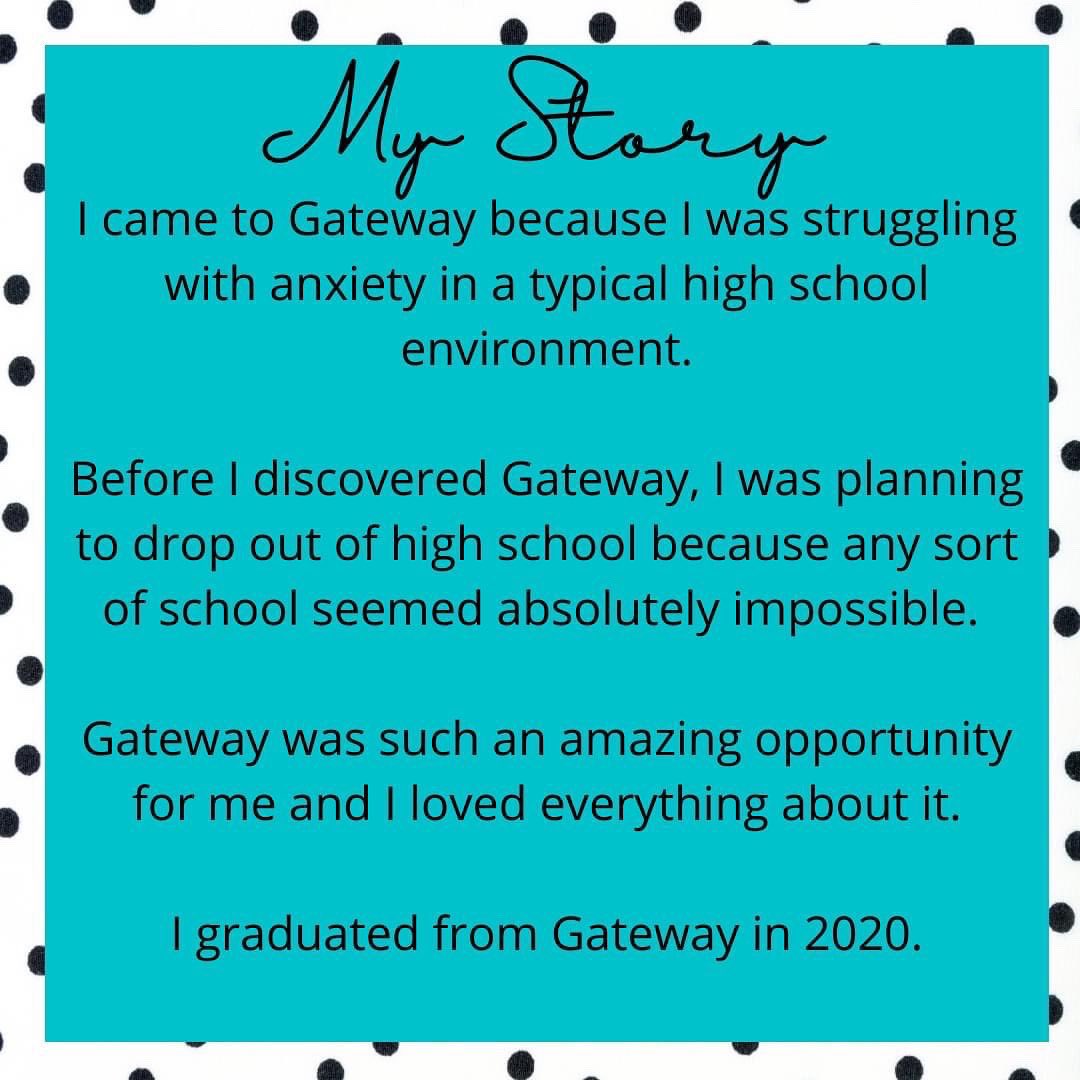 qccgtc's tweet photo. This year, we celebrate 10 years of #GatewayGrads!
#GatewayGrad Julia graduated in 2020, and has since moved to Ireland, is studying Social Science, opening their own business, and writing a book!! Keeping busy, you could say ππ₯°π https://t.co/8qkfTtUCzI
