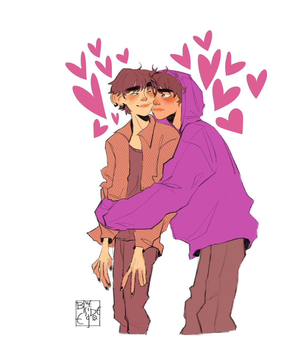 bluesideego's tweet photo. so much love for each other 🐥🧸

#vmin #btsfanart https://t.co/WGMDTHv5wo