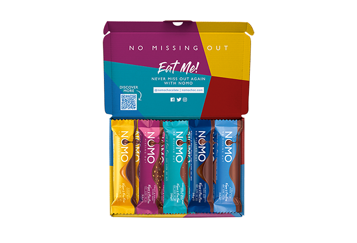 foodanddrinktec's tweet photo. UK free-from chocolate brand NOMO encourages non-vegans to go flexitarian for the month of February: https://t.co/rq7IyA1Znf @NOMOChocolate #FlexiFeb #flexitarianism #freefrom #chocolate https://t.co/6ThMA8hnsy