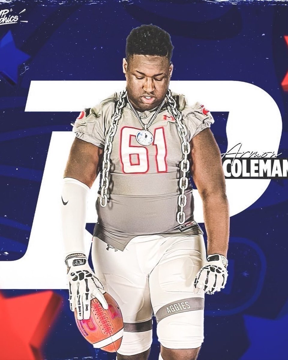 BigPresidential's tweet photo. Go Aggies❤️💙 @CoachCorb_4 @OPSUFootball @PoteetRecruits @rwmclain @mekkaworldpeace https://t.co/QEdlh3x8Oq