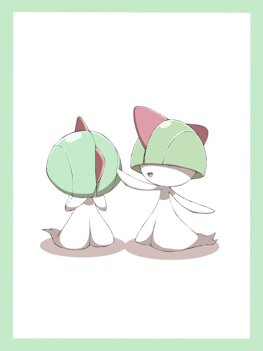 gardevoir and kirlia (pokemon) drawn by haruame0204