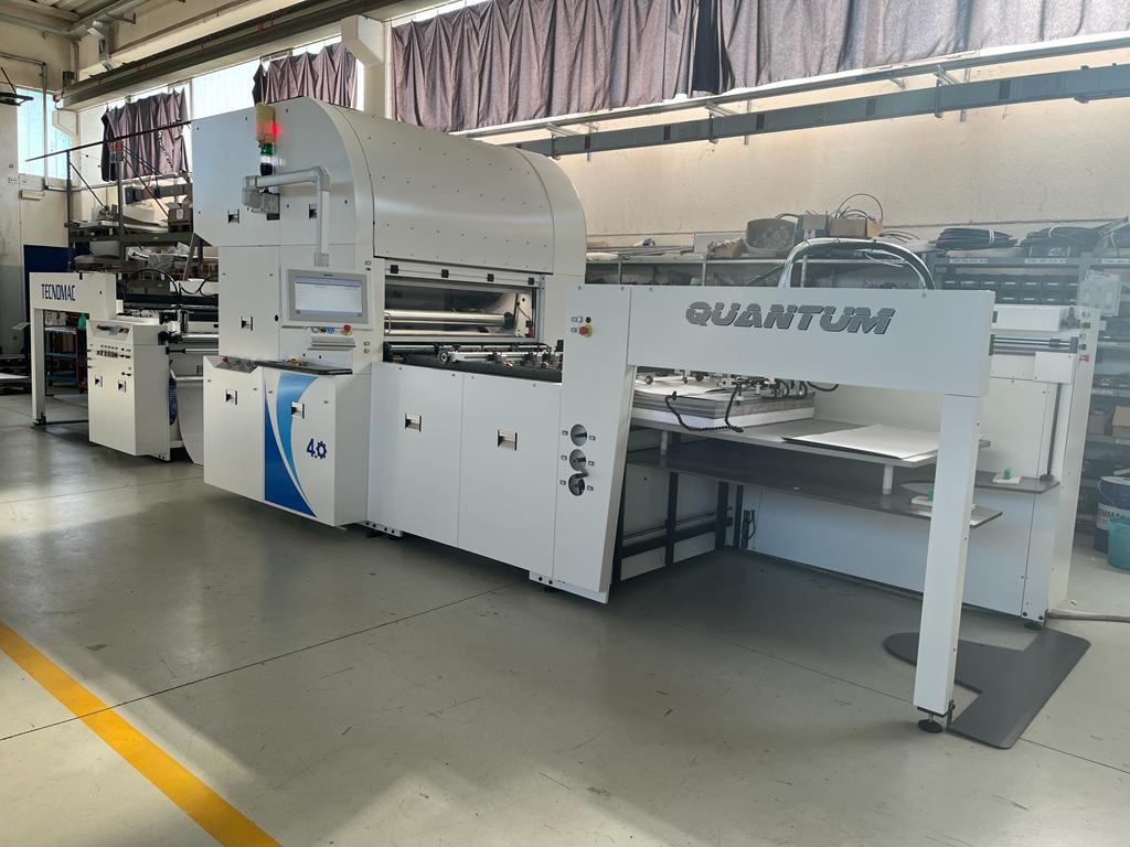 Tecnomac Quantum -Dual Laminator-Max sheet size 105x105-Max mech. speed 60 m/min
