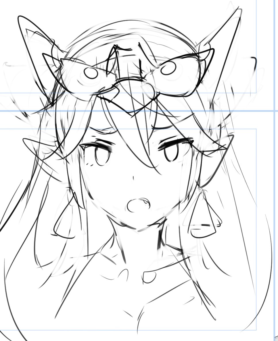 今年は新規に鬼っ娘ちゃんをデザイン。これまでは額から角でしたが、今回は側頭部でシルエットだけならSFもののヘッドギア風に。 