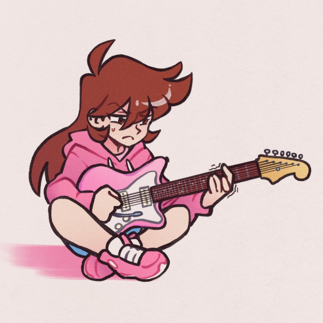 「she can't play barre chords... 」|Tokaii - OPEN COMMISSIONSのイラスト