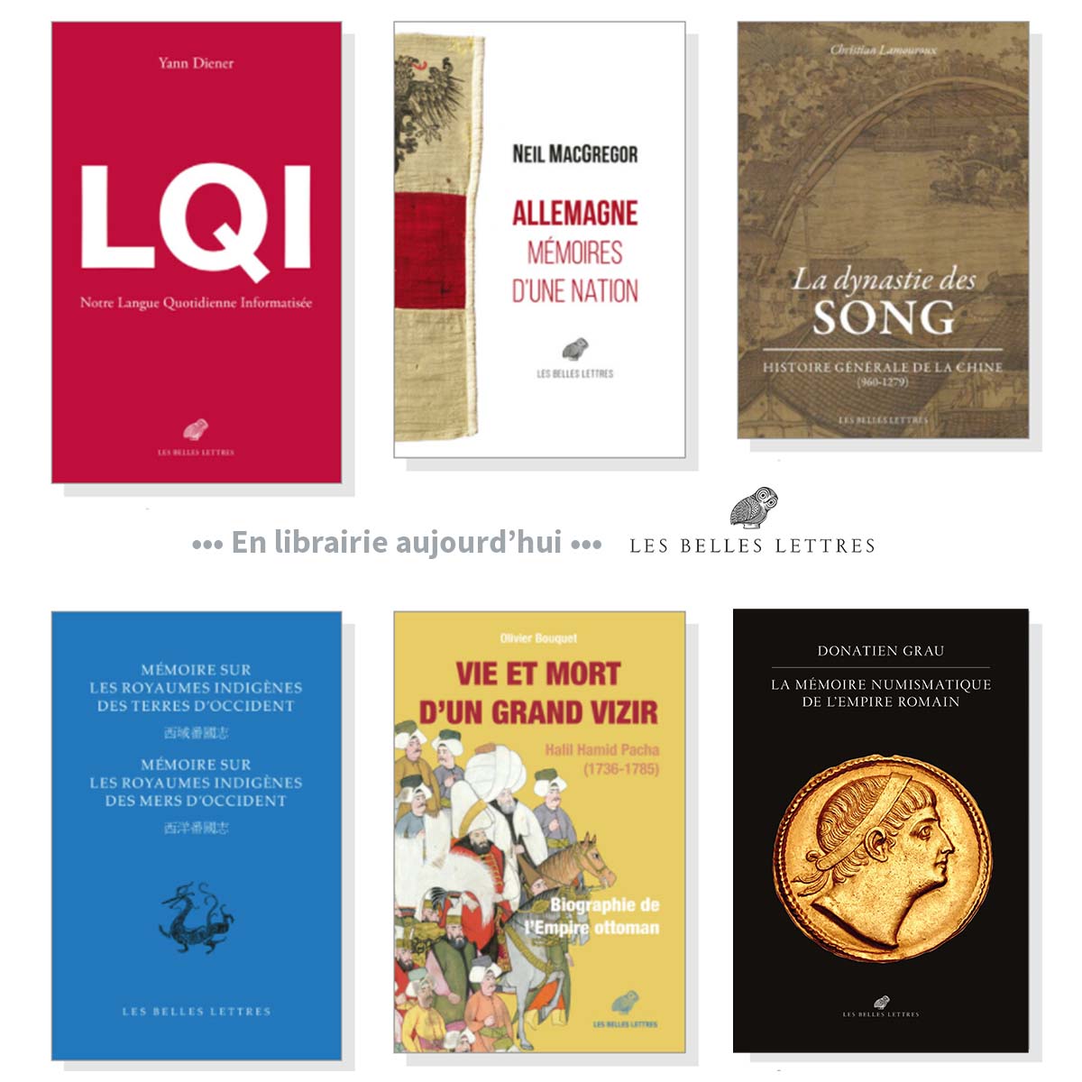BellesLettresEd's tweet photo. 🦉Ils sont en librairie aujourd'hui : https://t.co/0l0VhN5znW 
#VendrediLecture https://t.co/9raA86iJKw