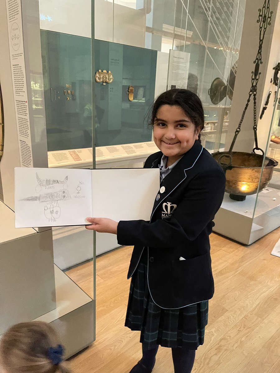 ManorHseSchool's tweet photo. More detailed sketches drawn by Year 3 at the Sutton Hoo exhibition.#ALoveofLearning https://t.co/NG4T7B00Re