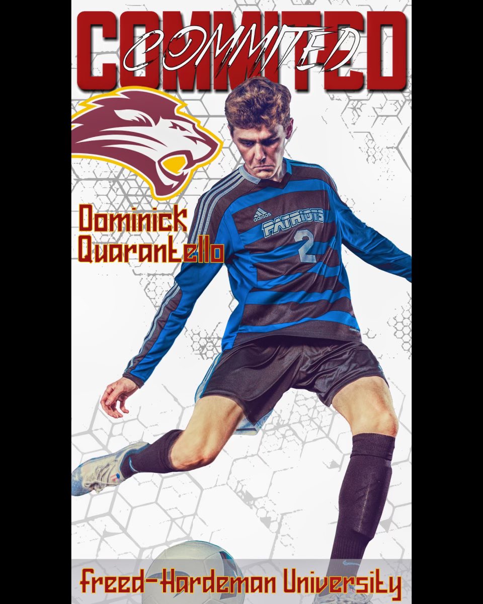 I am blessed to announce I will be continuing my athletic and academic career at Freed-Hardeman University. I would like to thank all the coaches that have supported me along the way, and most of all God for making my dream a reality. Thank you Coaches Elliot, Rojas, &amp; Hunter.