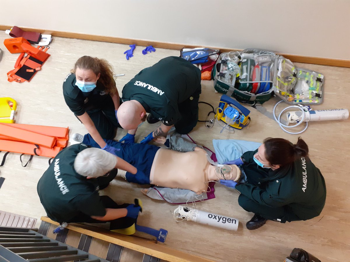 Great to see @northedd999 and Ntech 03-21 in action today and  practicing skills sessions  <a href="/Scotambservice/">Scottish Ambulance</a> #training #trauma #threeweeksleft