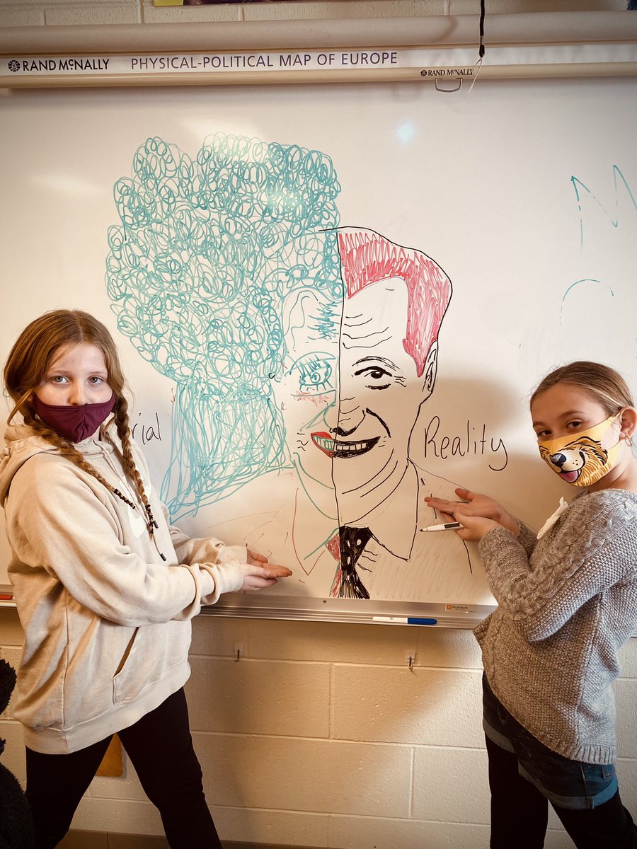 5KOMrK's tweet photo. @CarlAzuzCNN it’s snowing like crazy in IL! Thanks for helping us get through indoor recess. Students wanted to share their art of you! -Best https://t.co/VoJY43qRY4