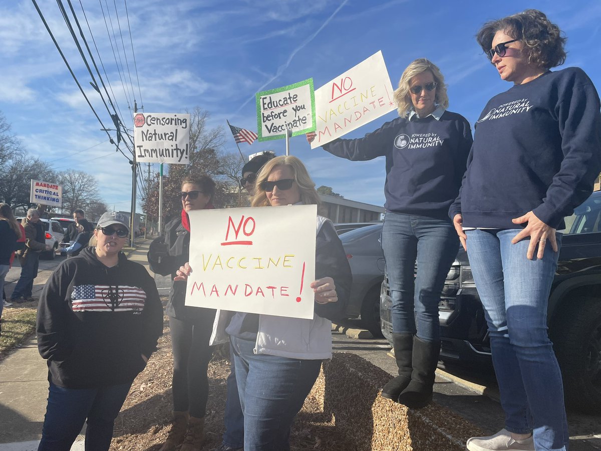 Kasey Cunningham (@kaseynews) on Twitter photo HAPPENING NOW: A group of parents are protesting a petition for a vaccine mandate for 17 year-olds. The Commission for Public Health is reviewing it now. It’s likely it won’t be granted. Public health officials are recommending against it. <a href="/wral/">WRAL NEWS in NC</a> HAPPENING NOW: A group of parents are protesting a petition for a vaccine mandate for 17 year-olds. The Commission for Public Health is reviewing it now. It’s likely it won’t be granted. Public health officials are recommending against it. <a href="/wral/">WRAL NEWS in NC</a>